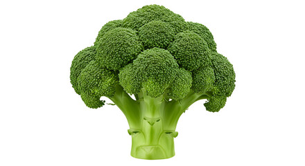 PNG Fresh Broccoli Head Isolated