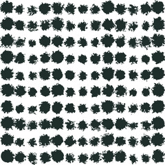 A mottled texture with heavily distorted shapes or noisy patches.