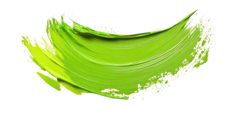 Vibrant lime green paint stroke (1)