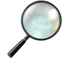 Fototapeta premium Magnifying glass, focusing on details