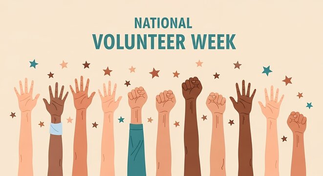 Celebrating National Volunteer Week Diverse Hands United for a Common Cause