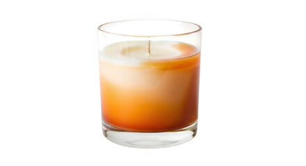 Scented Candle In Glass Holder PNG Transparent Background For Decoration