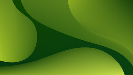 ABSTRACT BACKGROUND ELEGANT GREEN GRADIENT MESH SMOOTH LIQUID COLORFUL WITH HAND DRAWN SHAPES DESIGN VECTOR TEMPLATE GOOD FOR MODERN WEBSITE, WALLPAPER, COVER DESIGN 