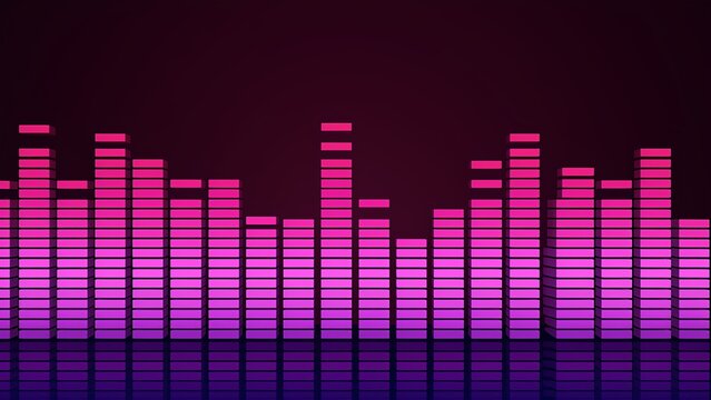 Dynamic audio waveform visualization digital art abstract background studio environment vibrant colors modern concept