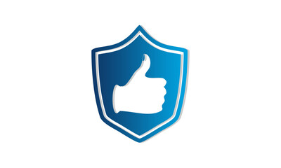 Trusted insurance icon design vector