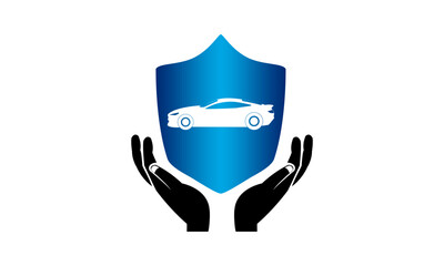 Vehicle insurance icon design vector