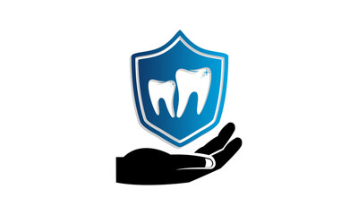 Dental insurance icon design vector