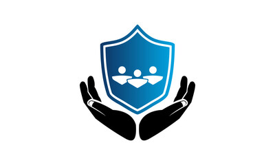 Family insurance icon design vector