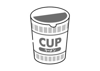 カップラーメンのイラスト