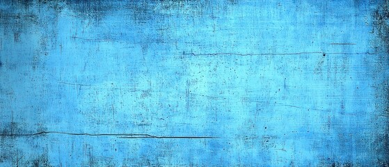 Obraz premium Distressed blue textured background with subtle horizontal lines and variations in shading, evoking a sense of age and wear