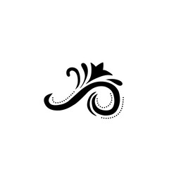 Beautiful artistic decorative floral