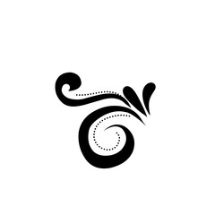 Beautiful artistic decorative floral