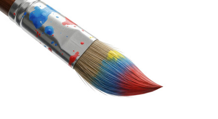 Colorful Paint Brush PNG Image for Creative Projects and Design Assets
