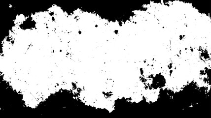 Distressed Grunge Texture Border with Splatter Overlay, Vintage Dirty Frame for Urban and Retro Designs