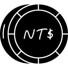 Taiwan dollar Coin Icon