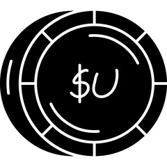 Uruguay Peso Coin Icon
