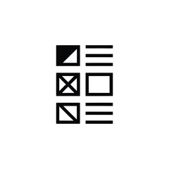 Wireframe layout structure for UX design icon vector illustration