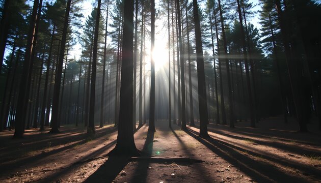morning in the forest