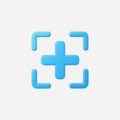 3d Realistic More icon vector Illustration