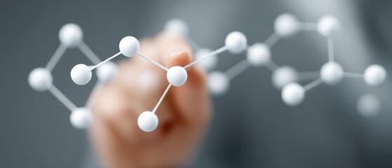 Molecular interaction experiment laboratory scientific research controlled environment close-up innovation in science