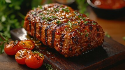 A juicy pork tenderloin seasoned and grilled to perfection.