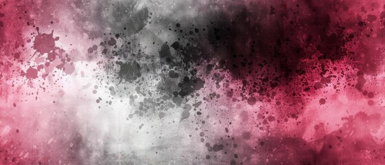 Obraz premium Abstract red and grey ink splatter background texture