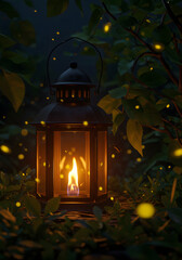 lantern in the night.