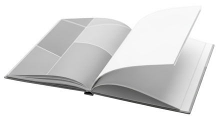 Blank Open Book Mockup Template for Your Creative Designs Photography and Presentation