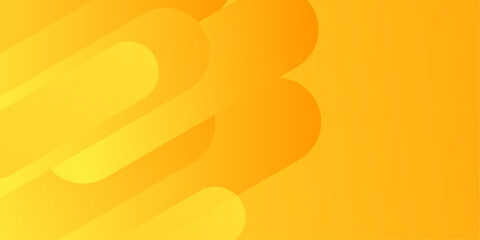 Vibrant abstract background with modern rounded shapes and a smooth yellow to orange gradient, ideal for creative projects and digital designs. © Fajri Mulia Hidayat