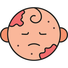 Child Skin Rash Sticker