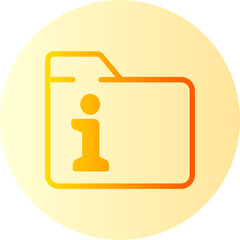 Folder gradient icon