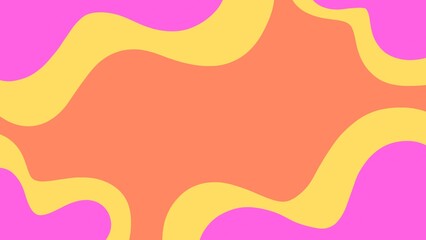 Colorful summer wave abstract background