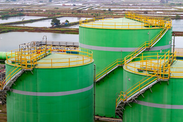 Green industrial storage tanks by water farms