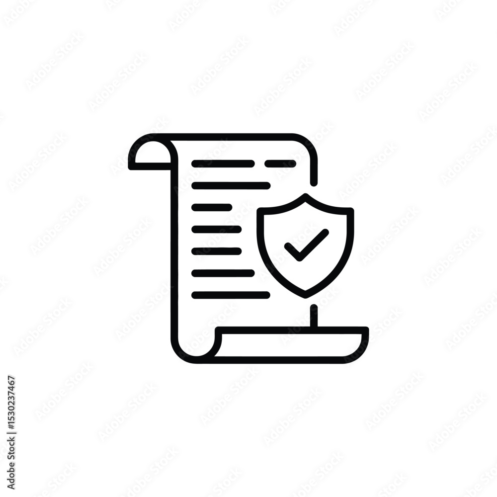 Poster document security icon protection and validation of important information