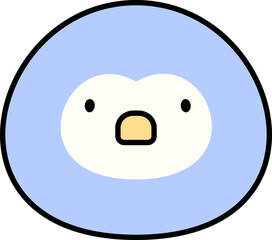 Cute Animal Outlined Illustration Element