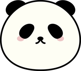 Cute Animal Outlined Illustration Element
