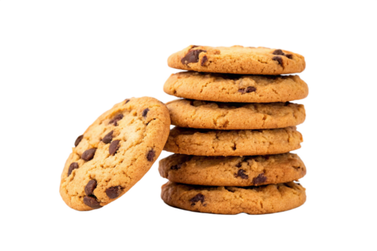 Delicious Chocolate Chip Cookies A Stack of Homemade Goodness