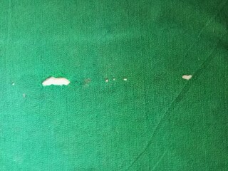 Old Damaged Green Pool Table Felt Texture
