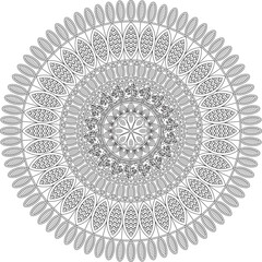 Mandala Coloring for Adults to Color Line Art