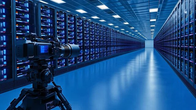 Data Center Filming:  A Glimpse into the Digital Core