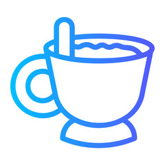 latte macchiato gradient icon