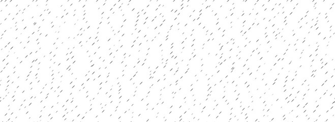 Seamless small scratches texture. Scattered little lines background. Black repeated tiny cuts pattern. Grunge random mottled grain overlay. Splashed sprinkles and specks repeating wallpaper. Vector