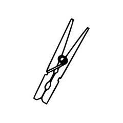 household tool : clothespin graphic