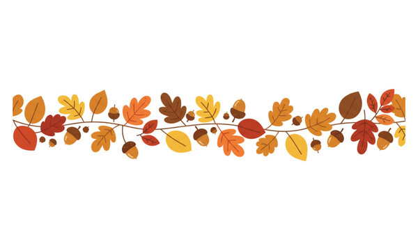 autumn leaves border