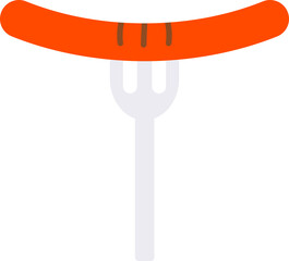 Fast Food Flat Illustration Element