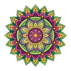 abstract flower pattern