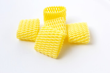 Yellow fruit protective foam net