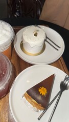 coconut cake in thai caffe