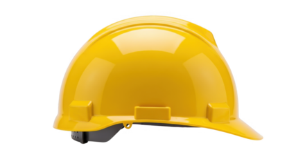 High Resolution Yellow Hard Hat PNG Cutout Perfect for Construction Projects