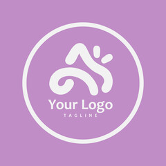 Clean and modern abstract logo template suitable for startups, digital marketing, creative studios, and business branding.